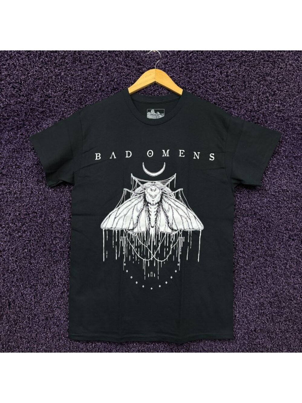 Bad Omens Moth T-Shirt Size Large